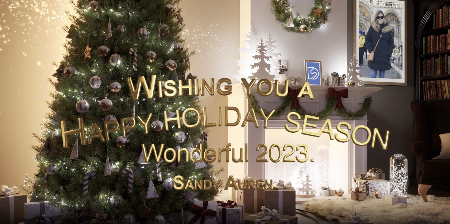Happy Holidays From Sandy Auren @ DcodedSpace
